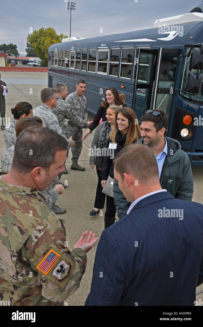 U.S. Staff delegation (STAFFDEL) members are greeted by leadership