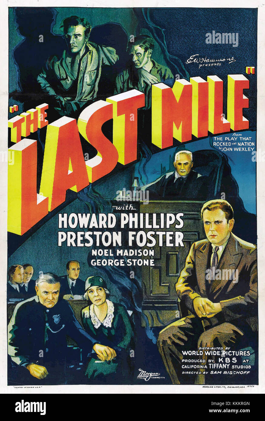 The Last Mile FilmPoster Stock Photo