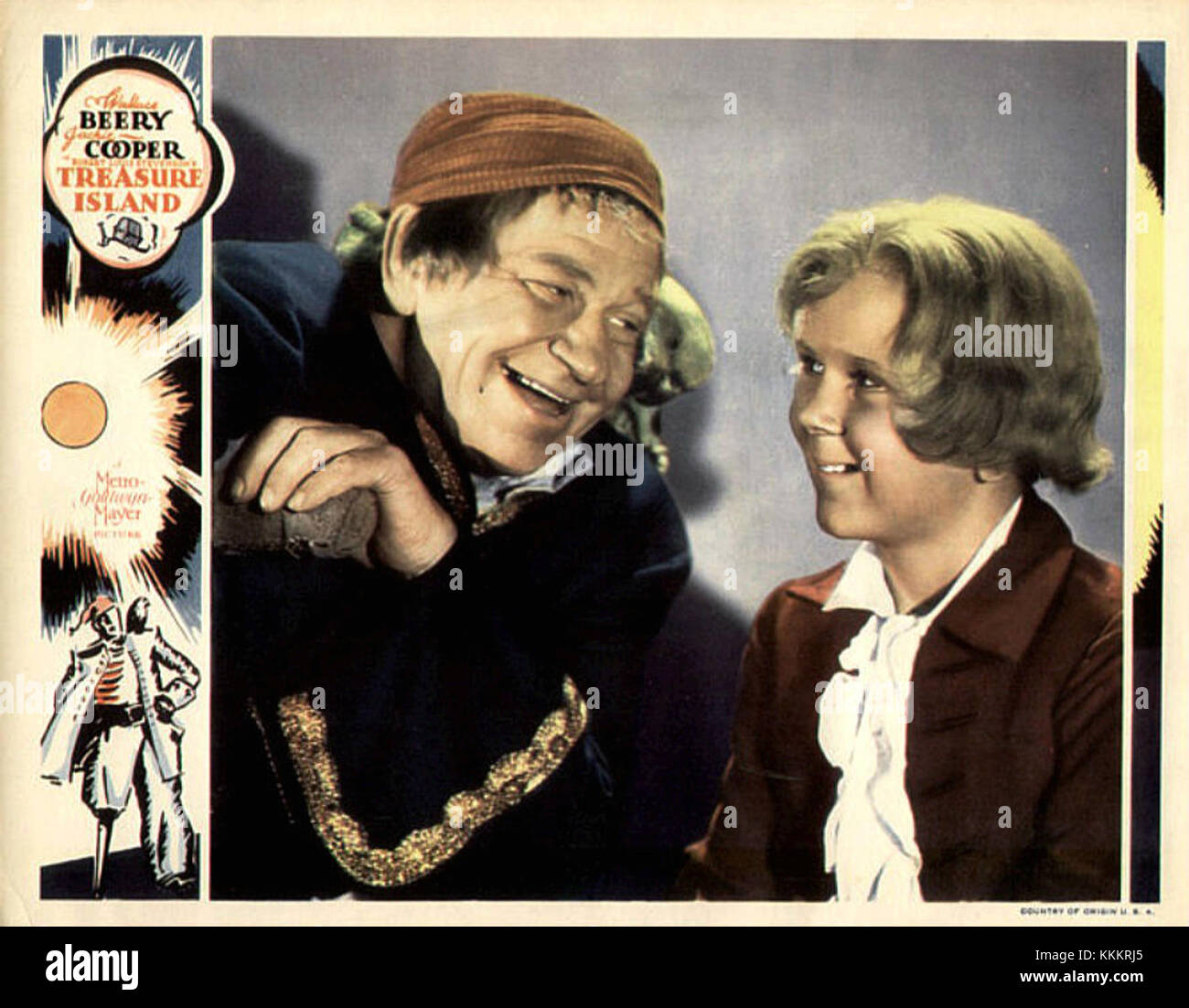 “Treasure Island”  Set of 8 Original Colour Front Of House Stills / 8x10 Lobby Cards main image 1