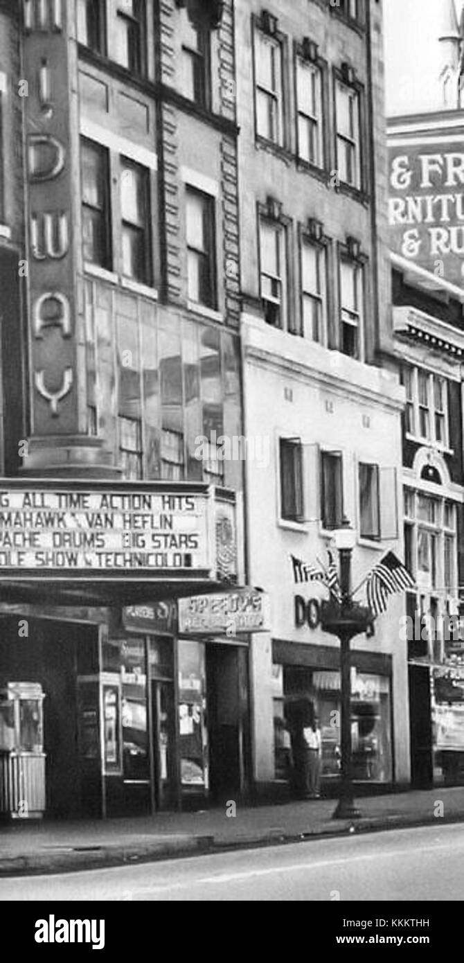 1954 Midway Theater Allentown PA Stock Photo Alamy