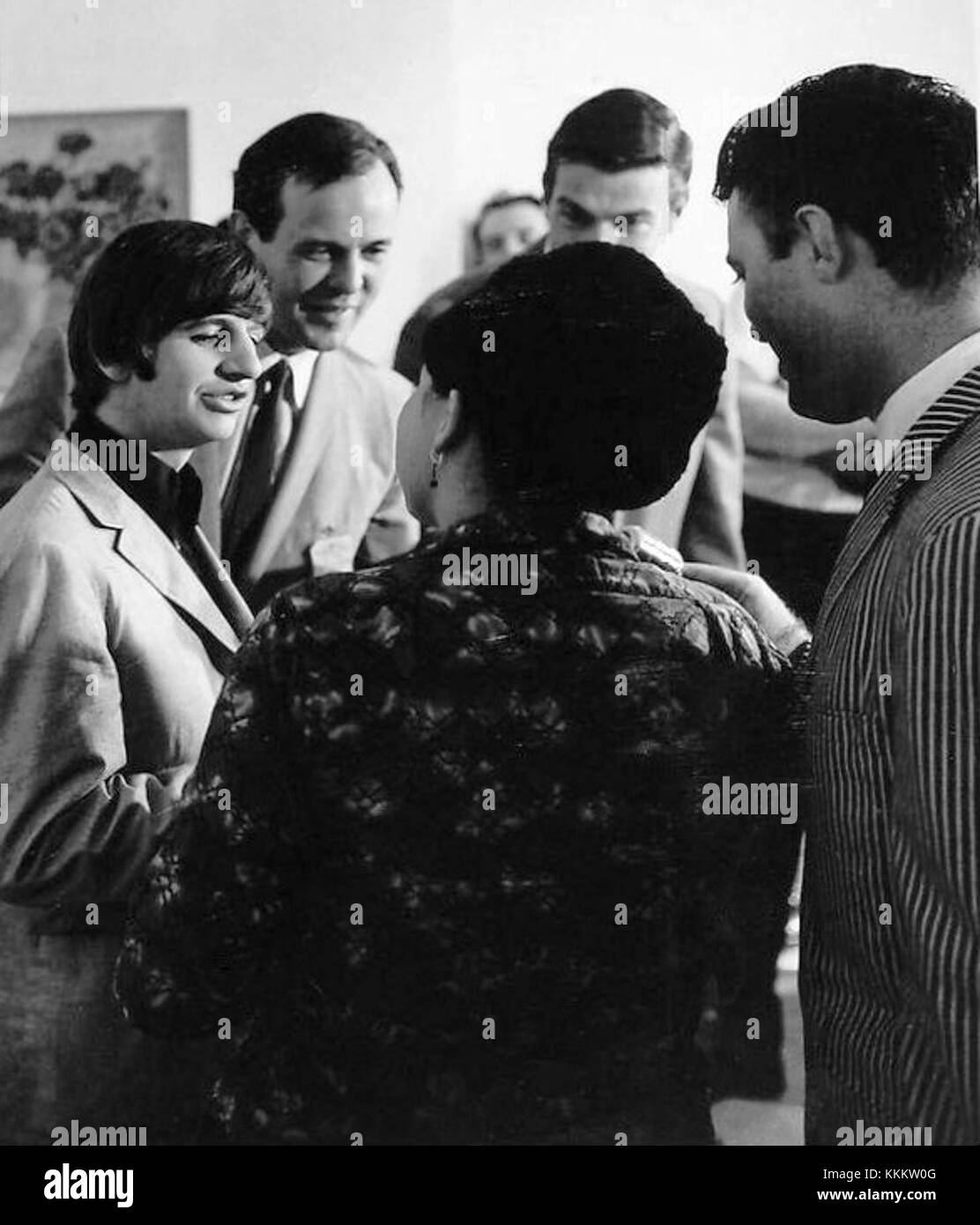 A photograph of Ringo Starr, the famous drummer of The Beatles, taken ...
