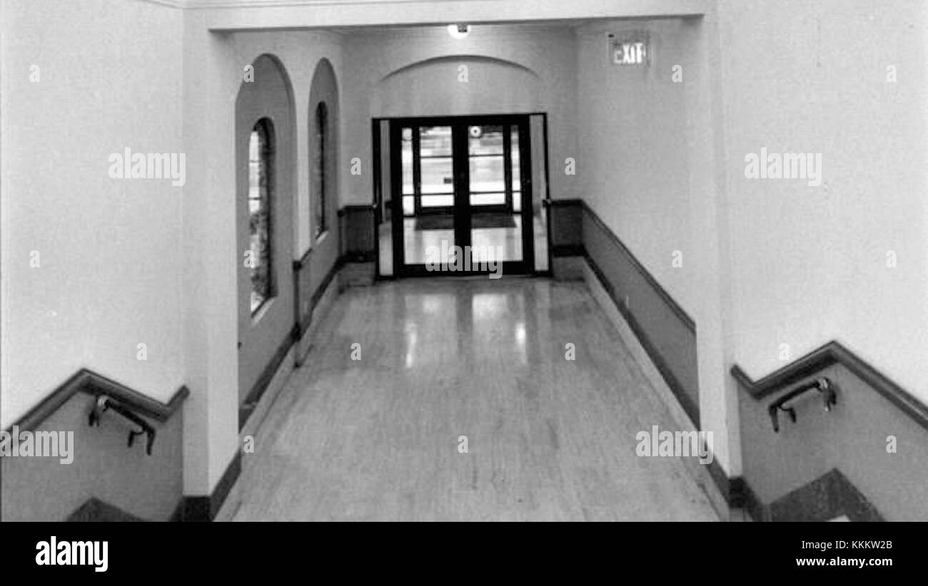 1965 - Americus Hotel - Entrance Hallway - Allentown PA Stock Photo