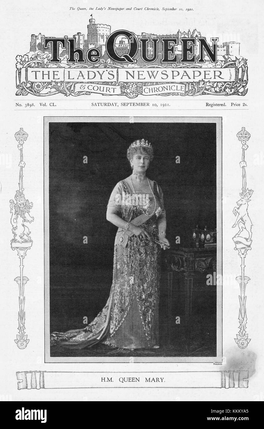 Queen mary of teck princess elizabeth hires stock photography and