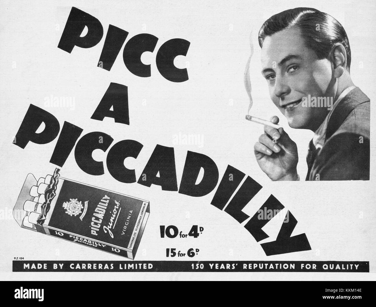 Piccadilly cigarettes hi-res stock photography and images