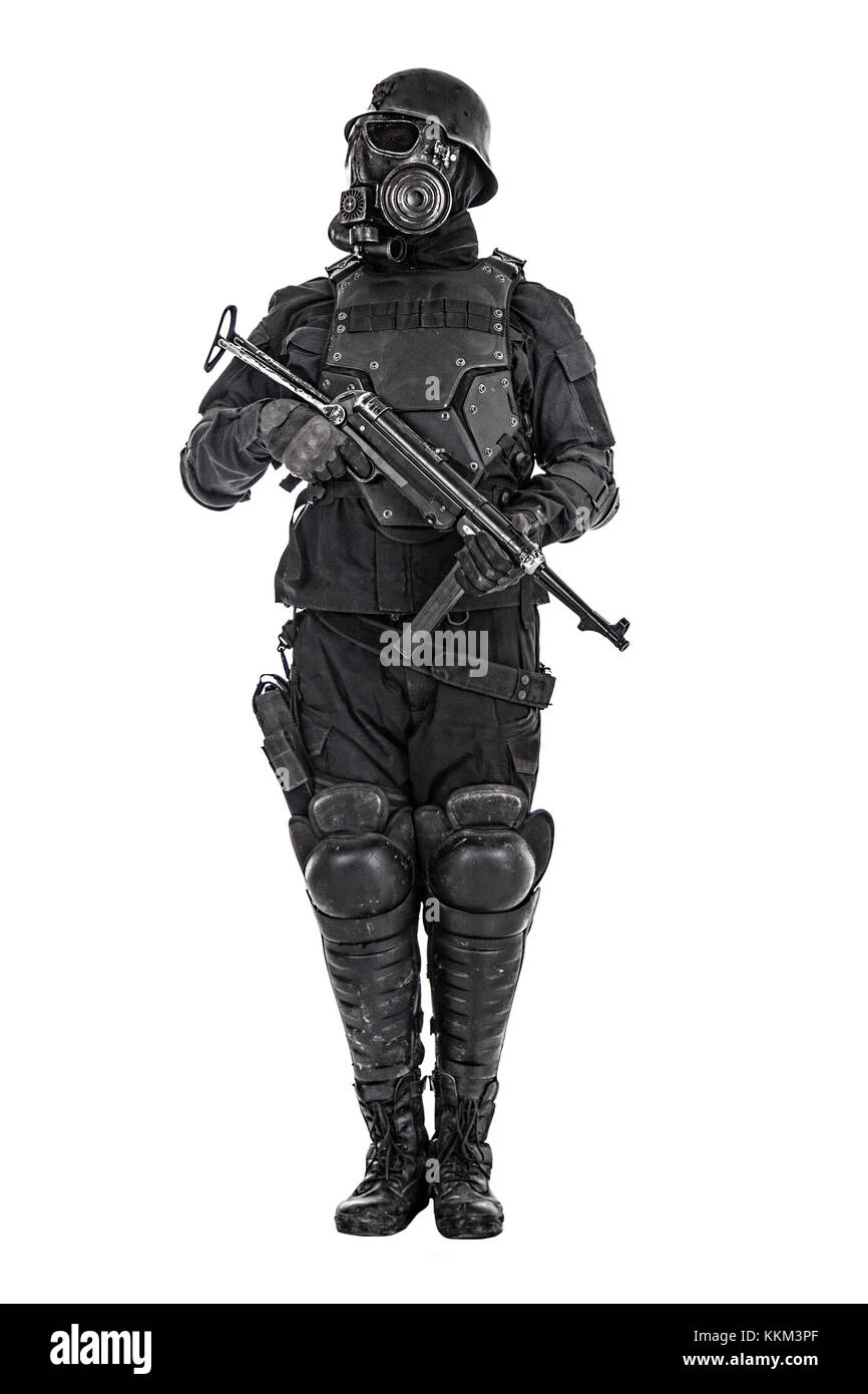 Futuristic nazi soldier studio shot Stock Photo - Alamy