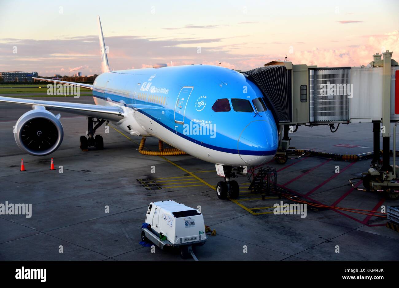 An Aircraft Type Boeing 787 9 Of The Airline Klm Royal Dutch