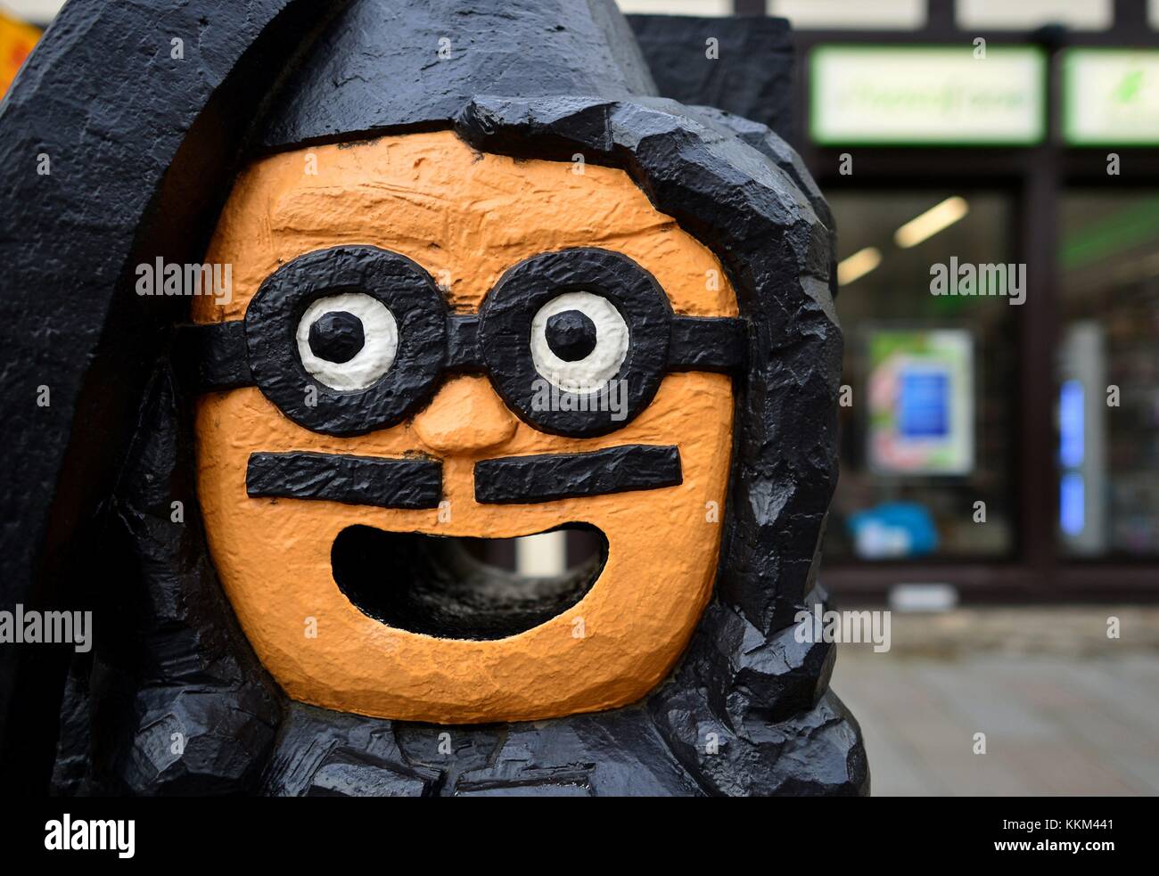 A sculpture of revolutionary Johann Ernst Arminius von Rauschenplatt in