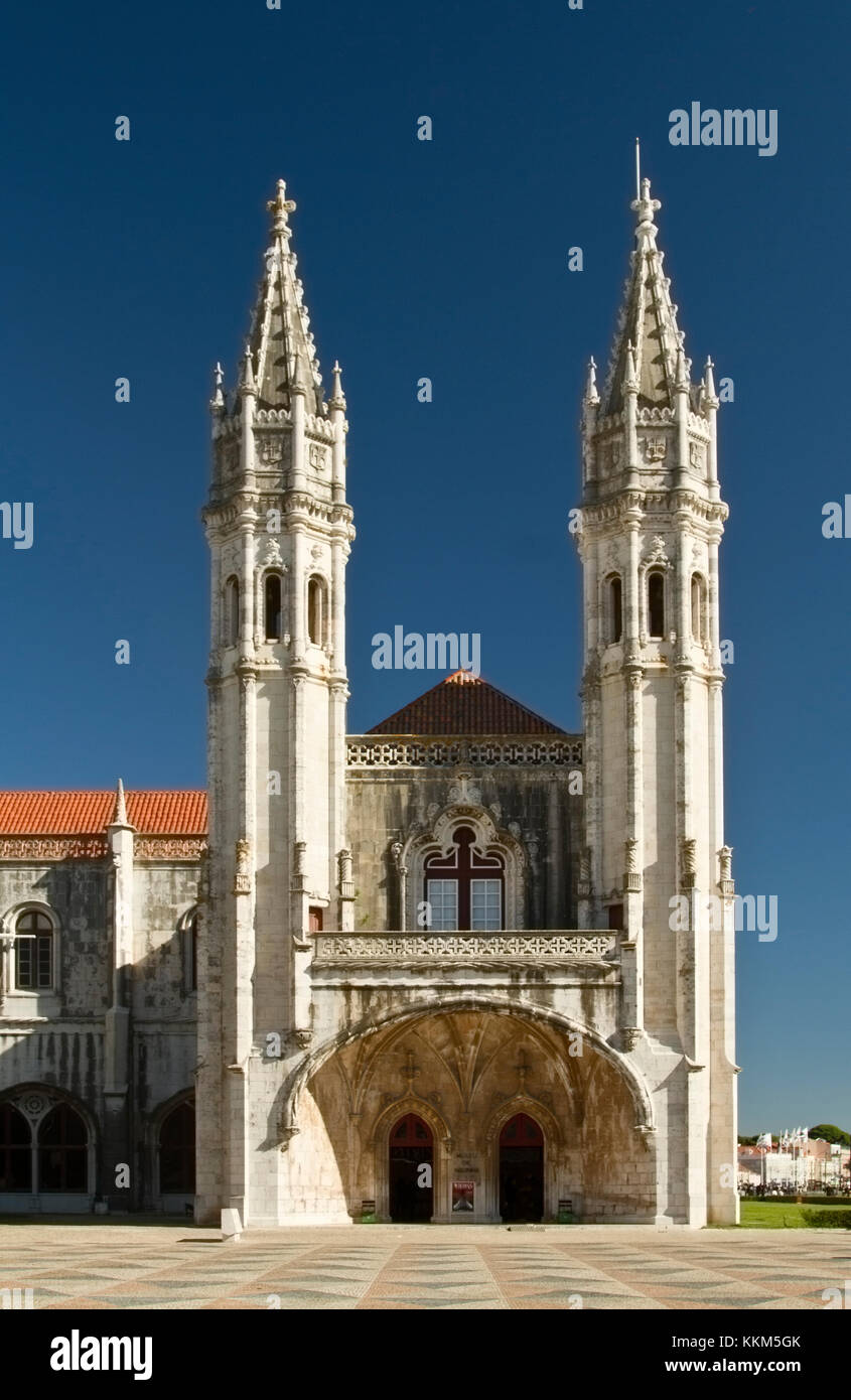 Museu de Marinha, the Maritime Museum, part of the Jeronimos monastery, in the Belem district of Lisbon, Portugal. Stock Photo