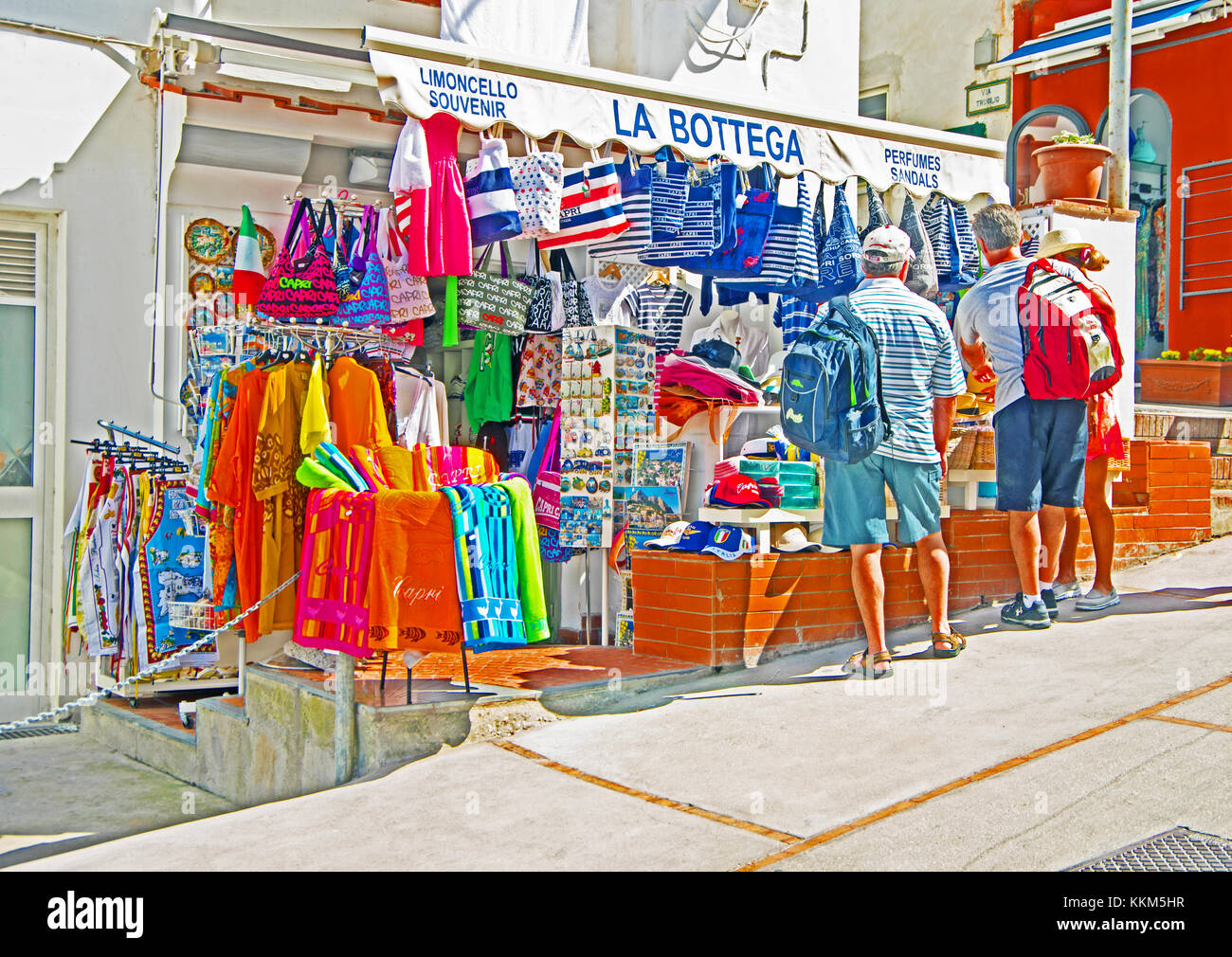 Capri Island, Souvenir Shop, Mediterranean, Europe Stock Photo Alamy