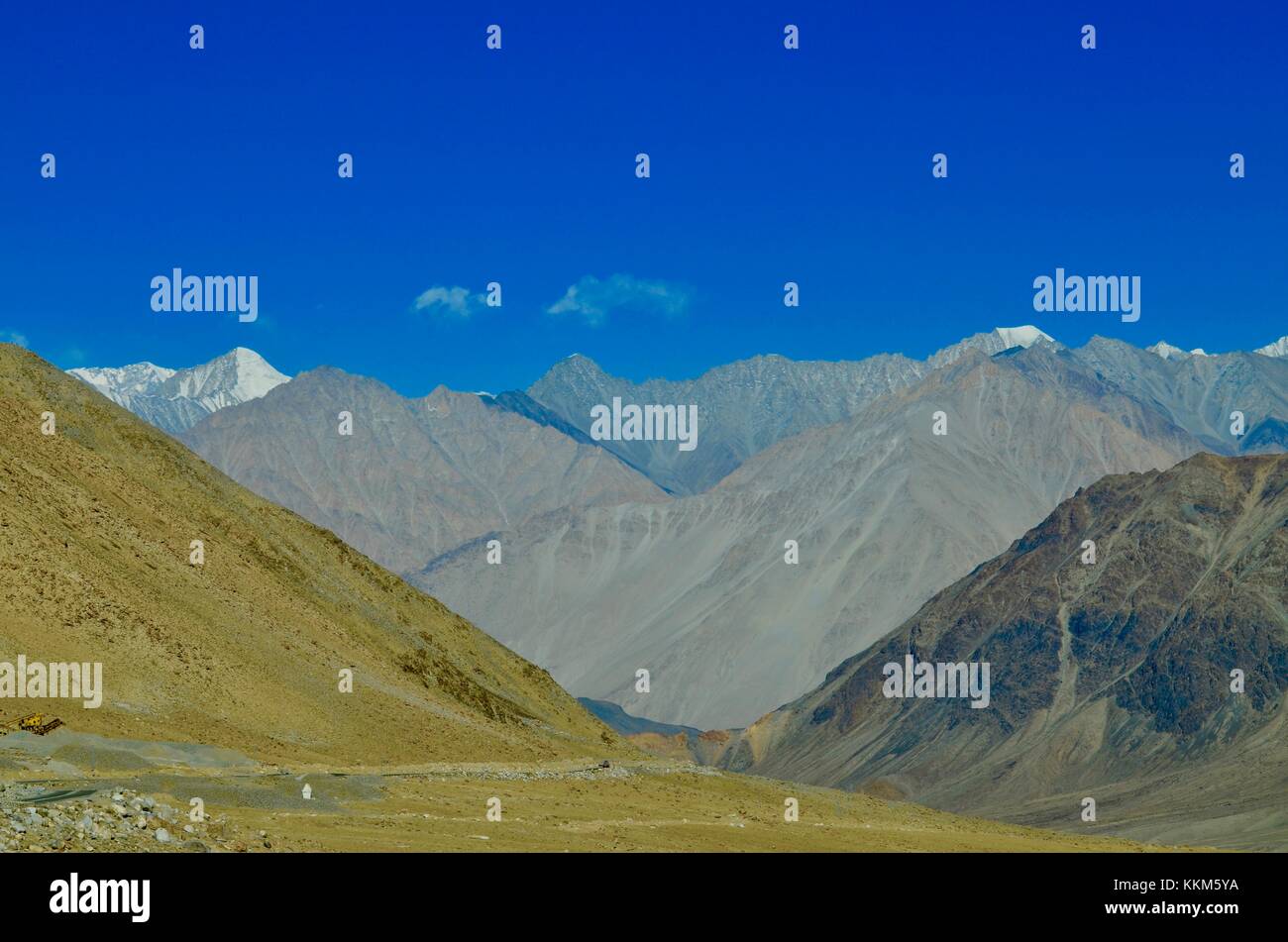 mountains in Ladakh Stock Photo