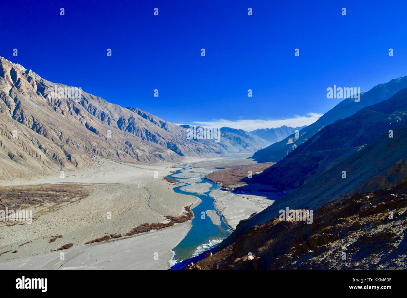 River in Ladakh Stock Photo Alamy