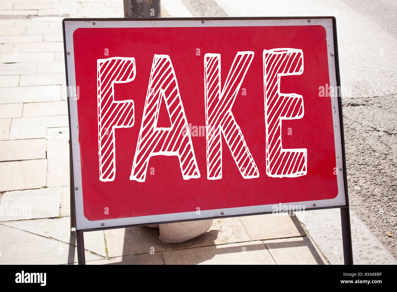 Conceptual hand writing text caption inspiration showing Fake News ...