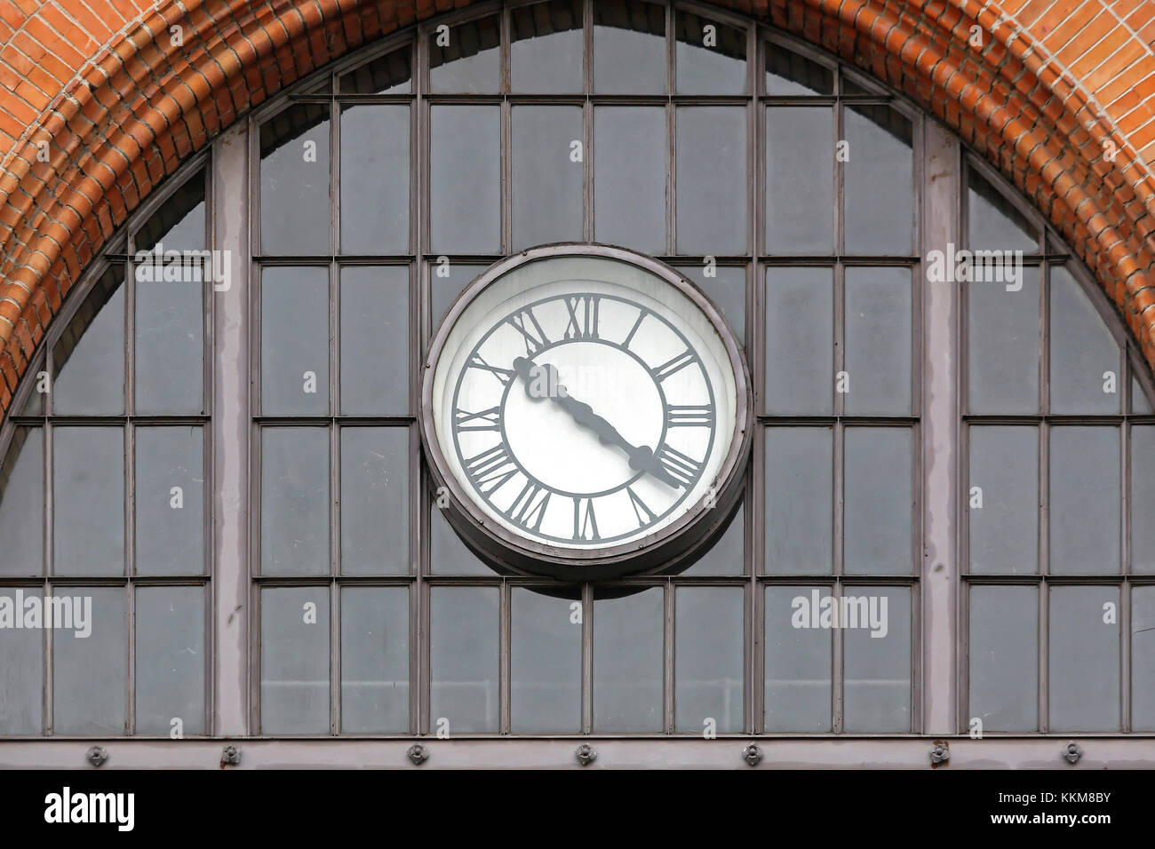 Public Clock at Market Hall in Budapest Hungary Stock Photo Alamy