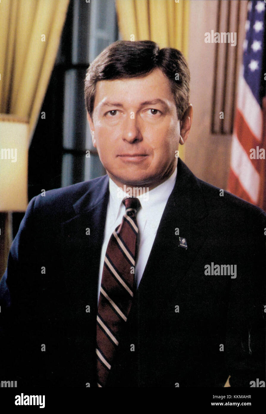 John Ashcroft official photo as Governor Stock Photo Alamy