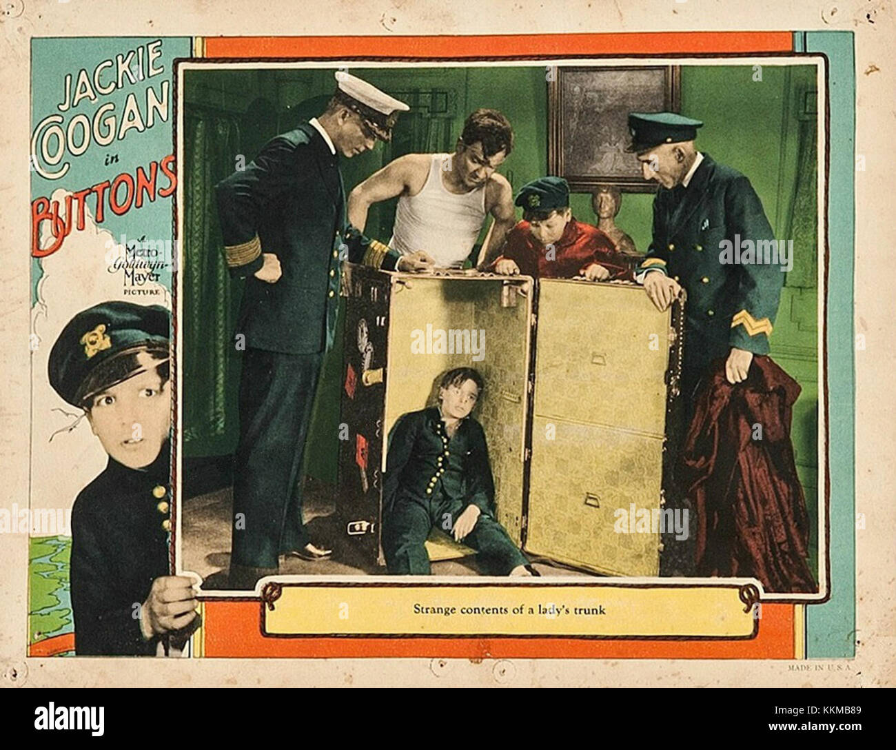 The Buttons lobby card is a promotional image from a film, showcasing ...