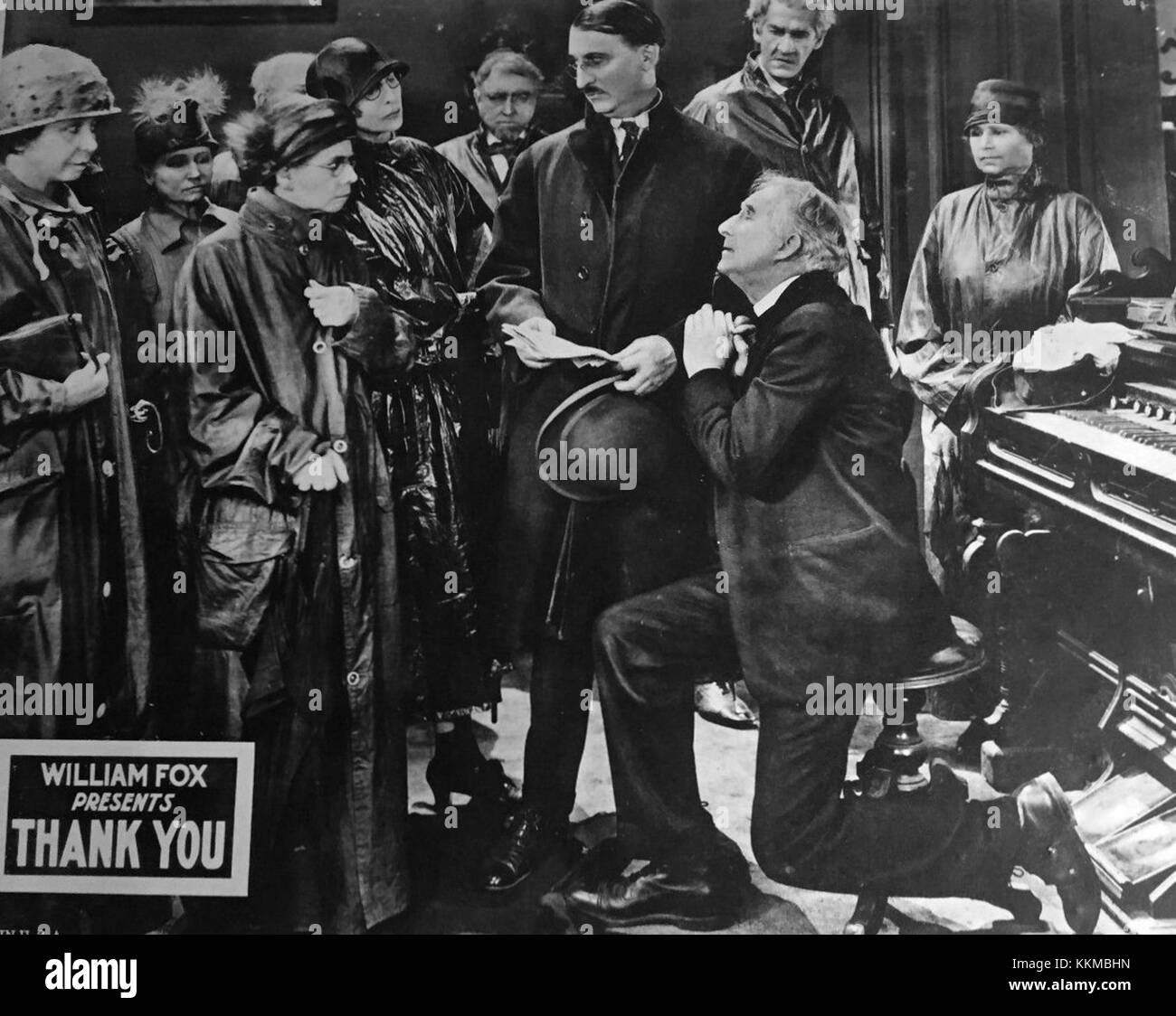 Thank You lobby card Stock Photo Alamy