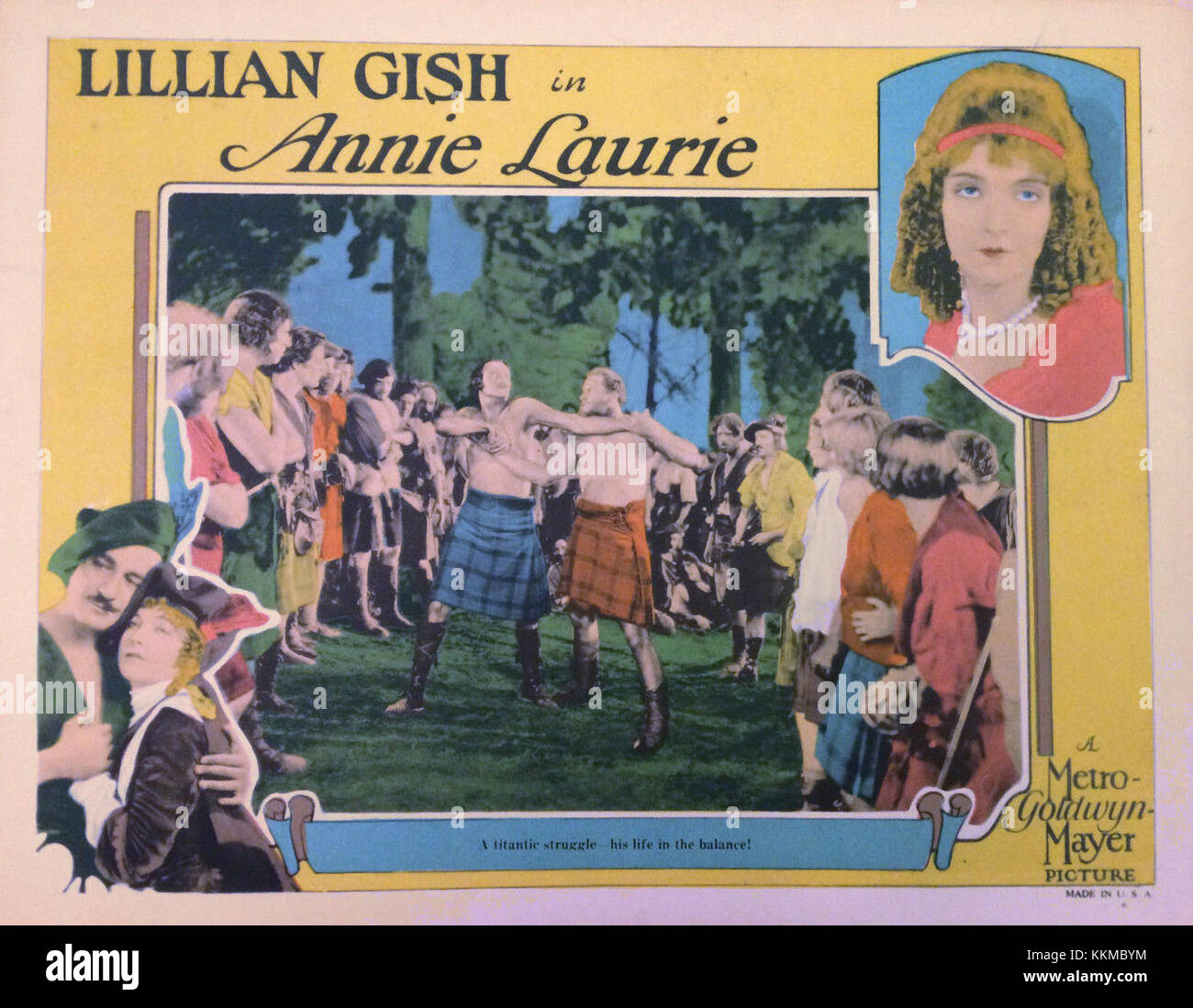 Annie Laurie lobby card (cropped) Stock Photo