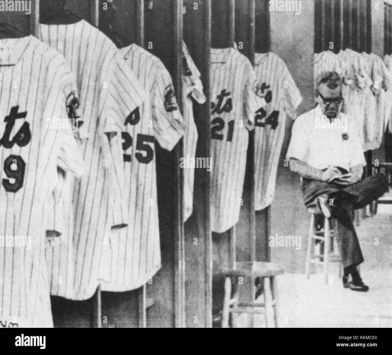 1973 Mets Spring Training Locker Room Stock Photo 167020227