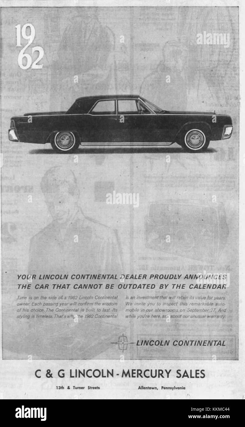 1961 C & G Lincoln Mercury 27 Sep MC Allentown PA Stock Photo Alamy