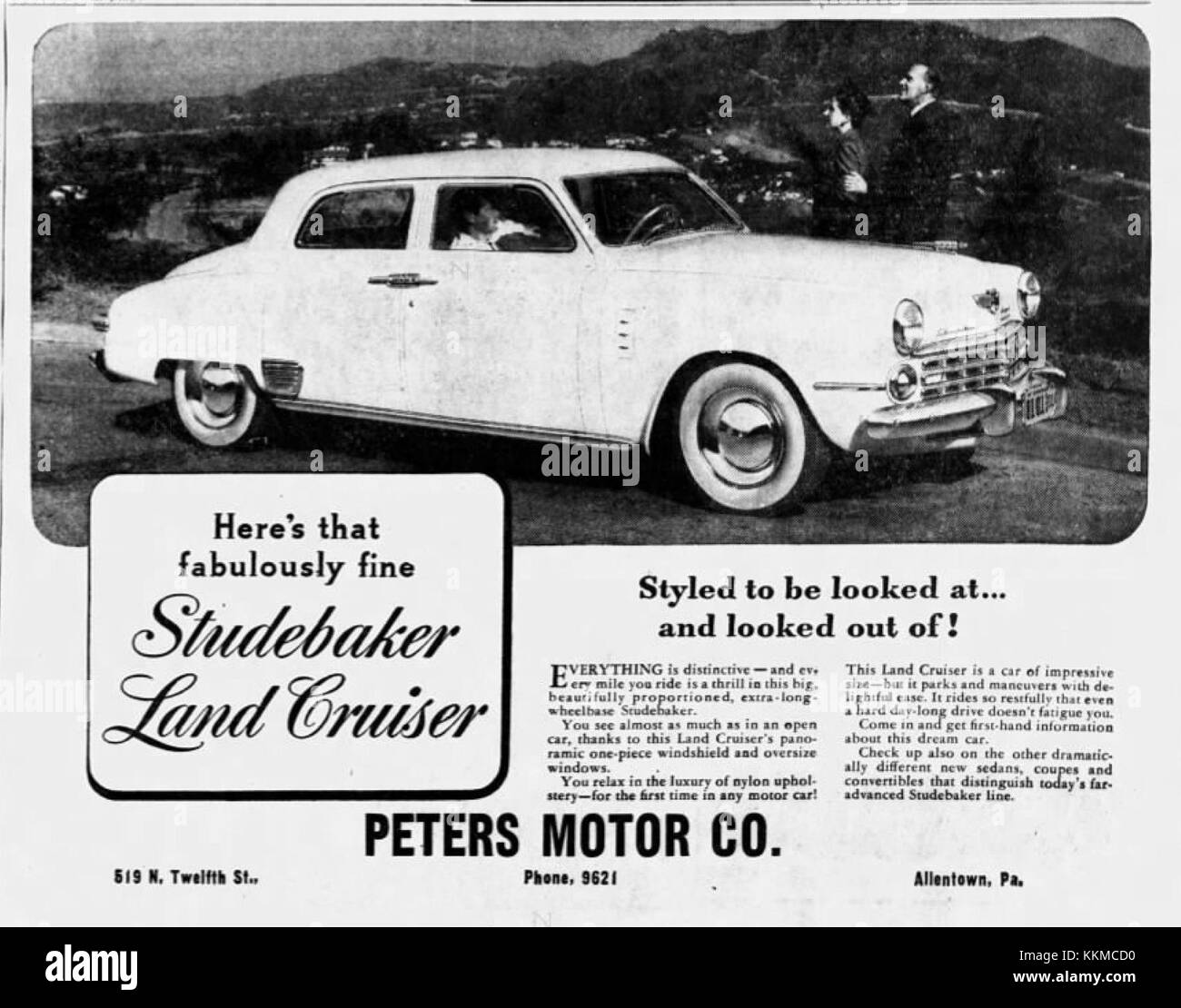 1948 Peters Motor Company 11 May MC Allentown PA Stock Photo Alamy