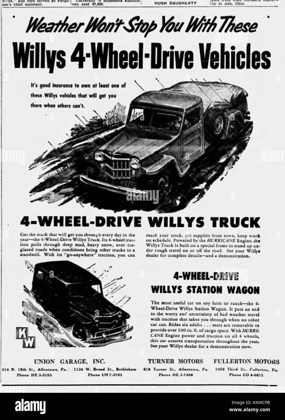 1954 Turner Motors 16 Jan MC Allentown PA Stock Photo Alamy