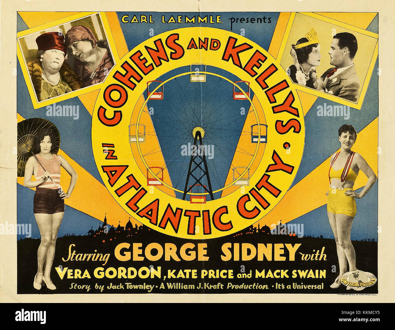 Cohens and Kellys in Atlantic City poster 2 Stock Photo Alamy