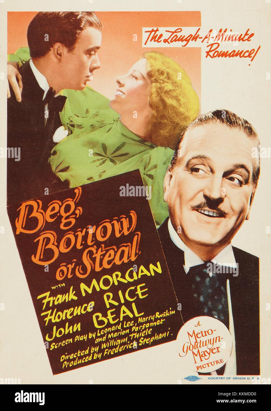 Beg Borrow or Steal poster Stock Photo Alamy