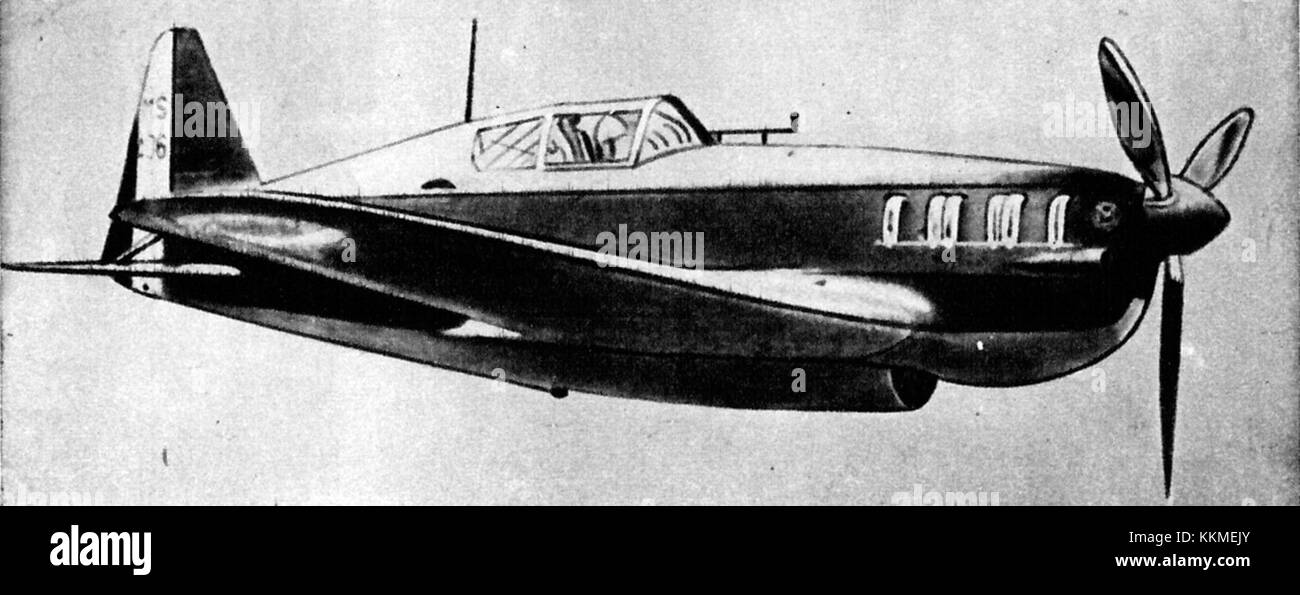 Morane-Saulnier M.S.406 Stock Photo