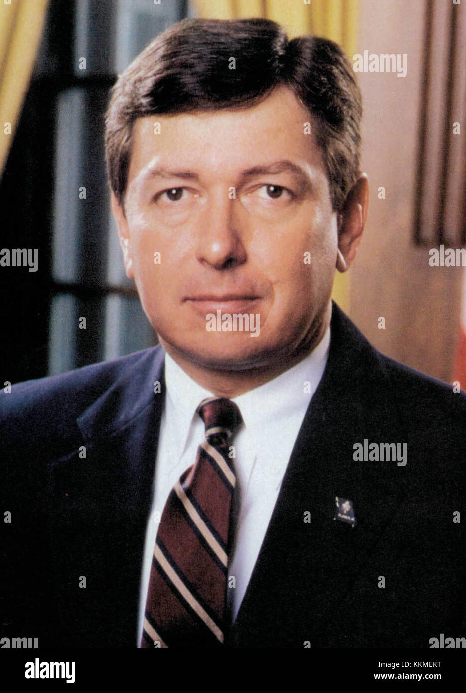 John Ashcroft official photo as Governor (cropped Stock Photo Alamy