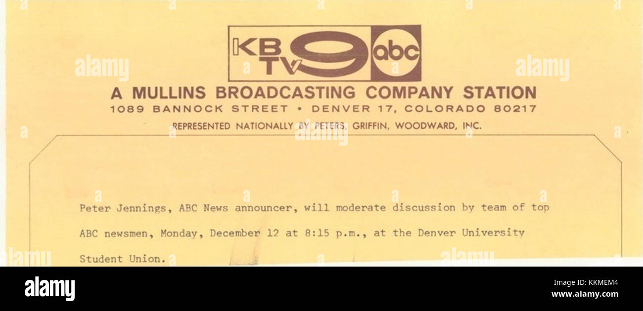 20130407190253!1968 Journalist & News Anchor Peter Jennings Press Photo ABC News (back Stock