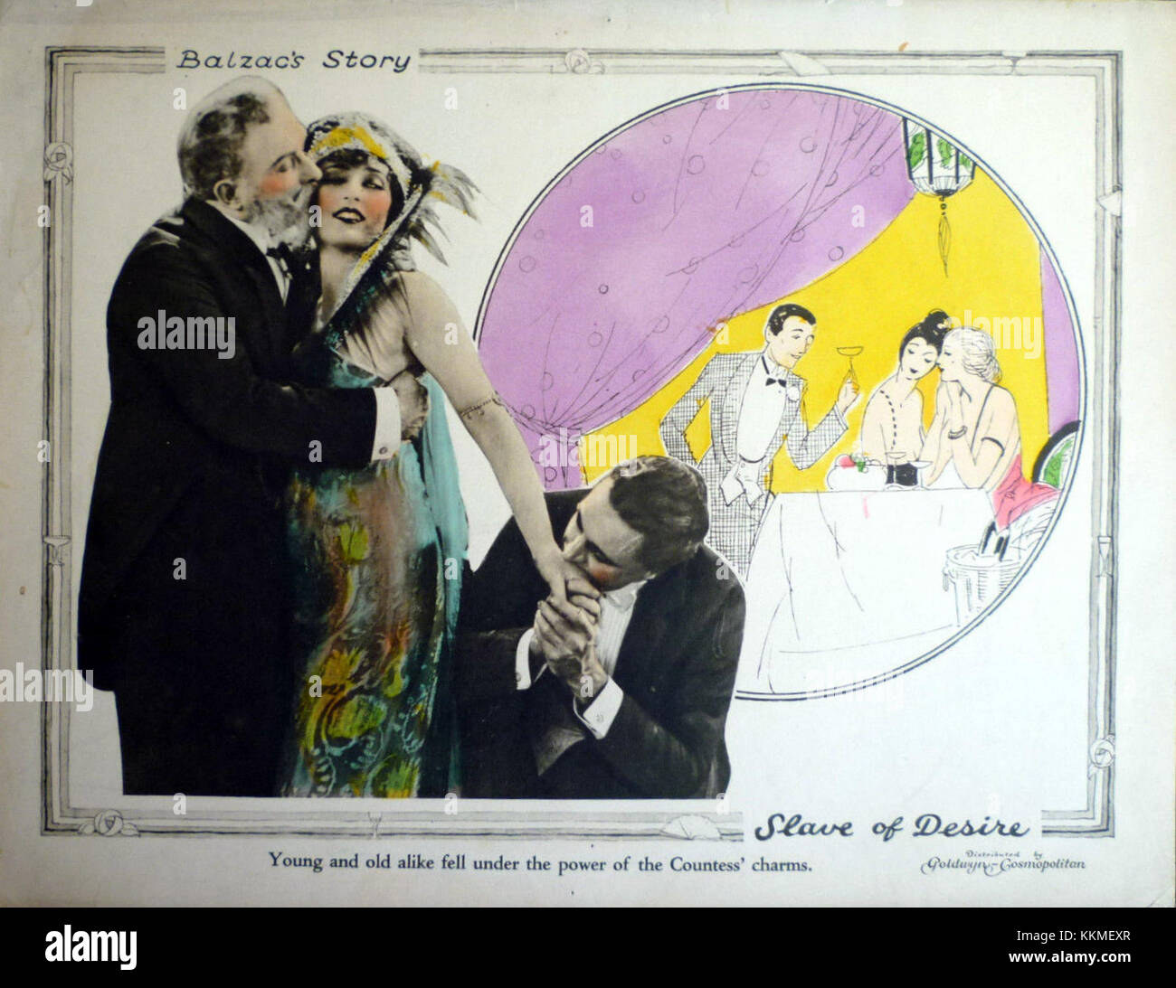 Slave of Desire lobby card 3 Stock Photo - Alamy