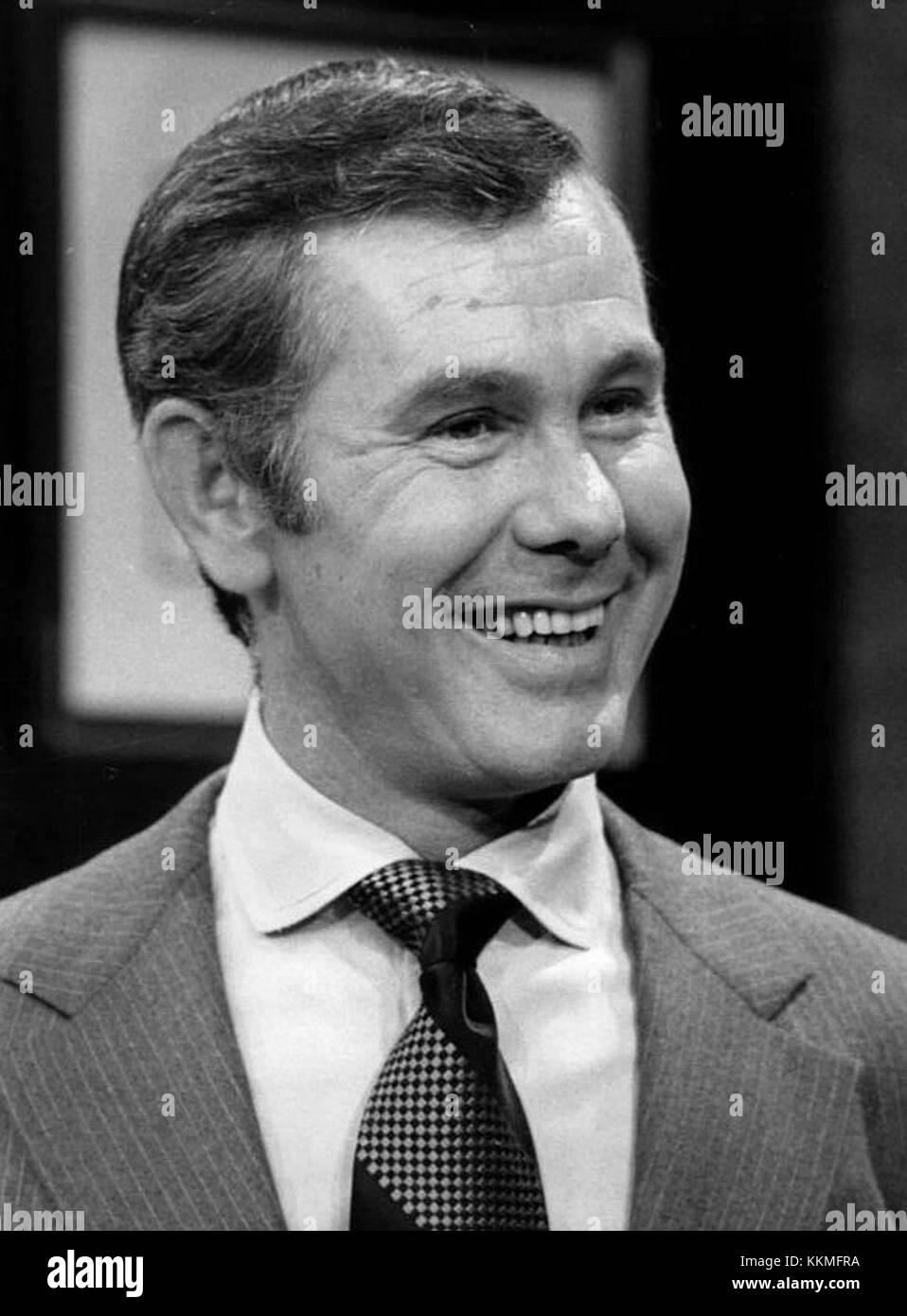 Johnny Carson, the legendary American television host, dominated the