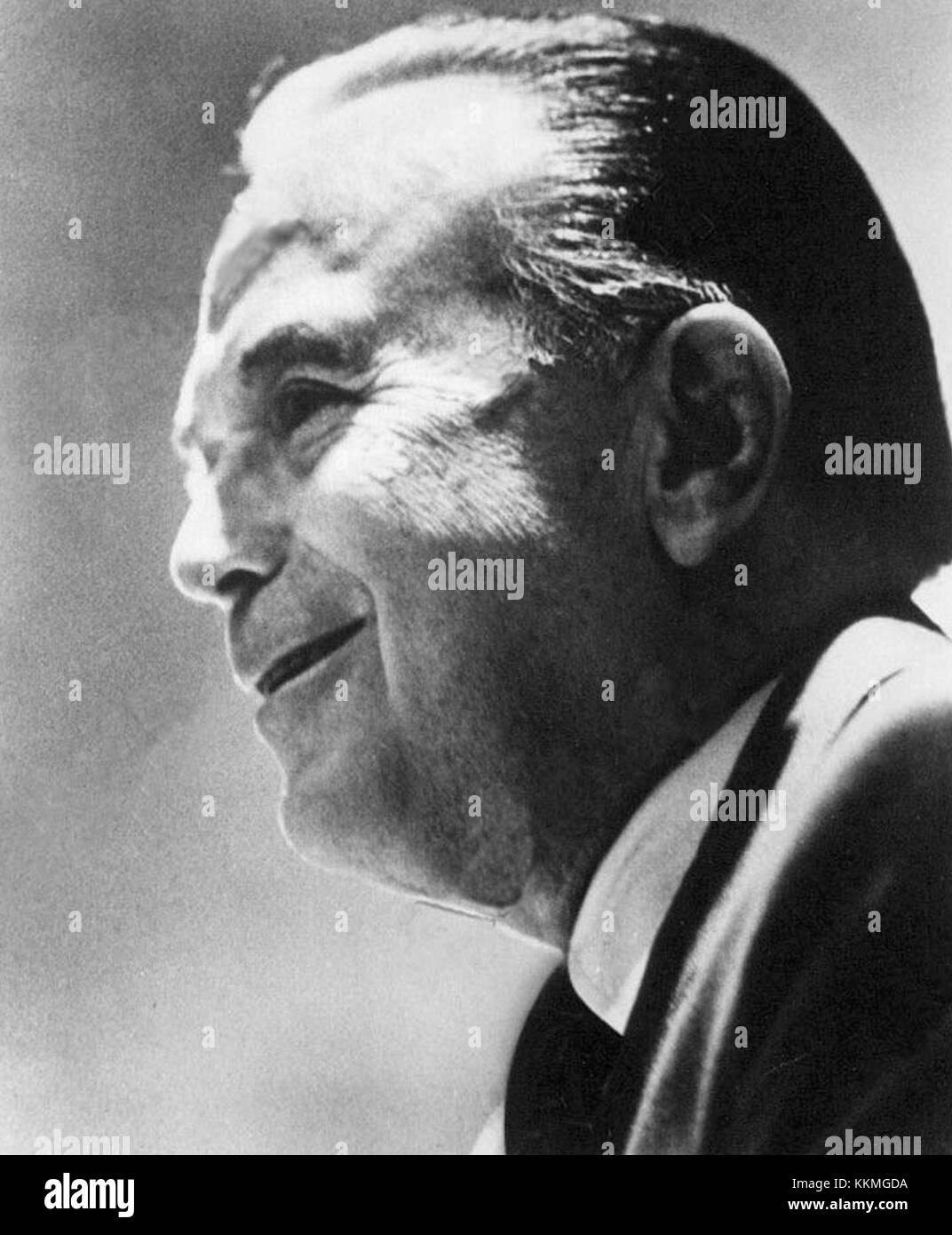Ray Kroc, photographed in 1976, was the businessman responsible for the global expansion of McDonald's, revolutionizing the fast food industry and transforming it into a global franchise. Stock Photo