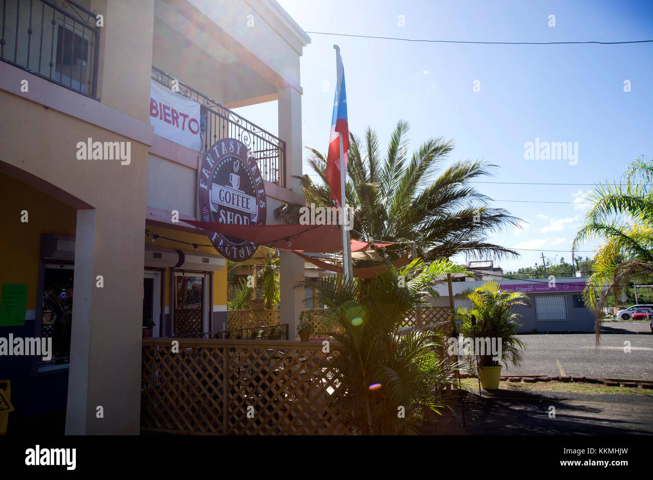Fantasy Cakes, a local bakery and coffee shop in Hatillo, Puerto Rico