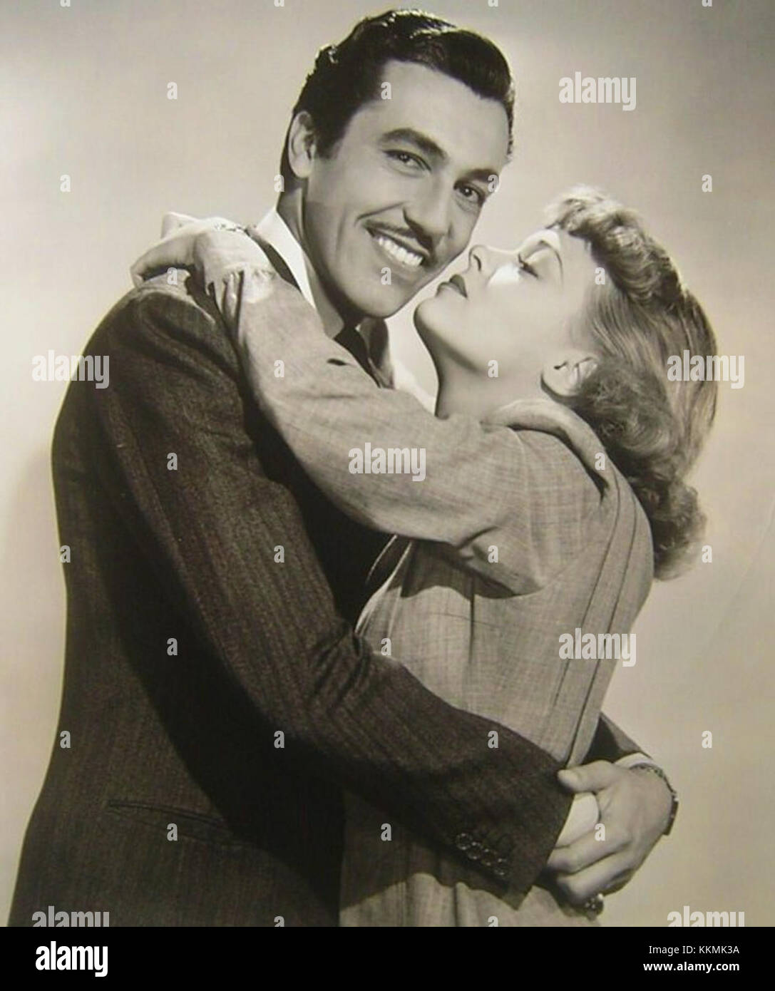 Cesar Romero-Virginia Gilmore in Tall, Dark and Handsome Stock Photo