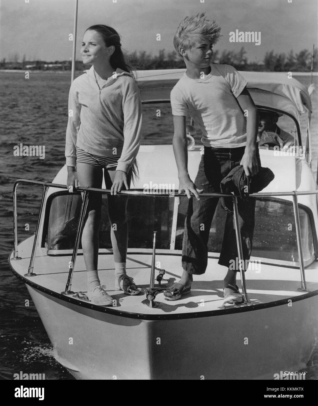 Flipper Luke Halpin Connie Scott 1963 Stock Photo - Alamy