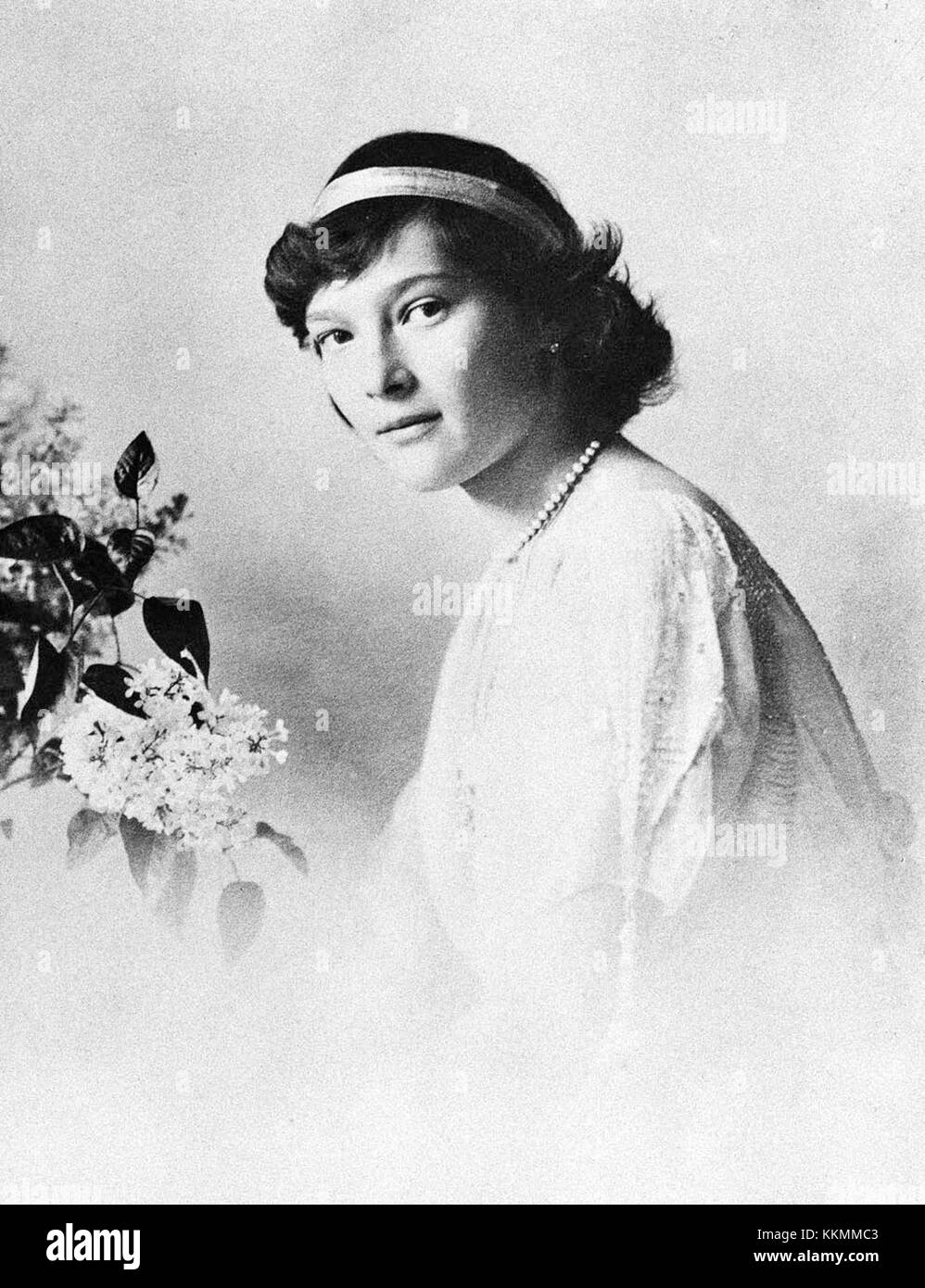 Grand Duchess Tatiana Nikolaevna 1914 Stock Photo