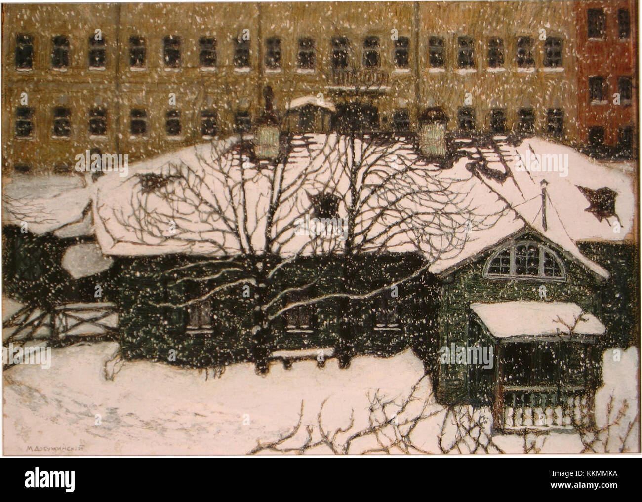 В. М в добужинский. М в добужинский. М в добужинский. Добужинский «петербург 1914г.