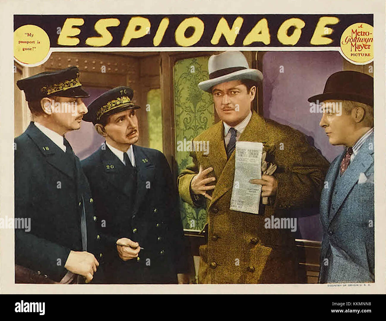Spy - Vintage Movie Poster Stock Photo - Alamy