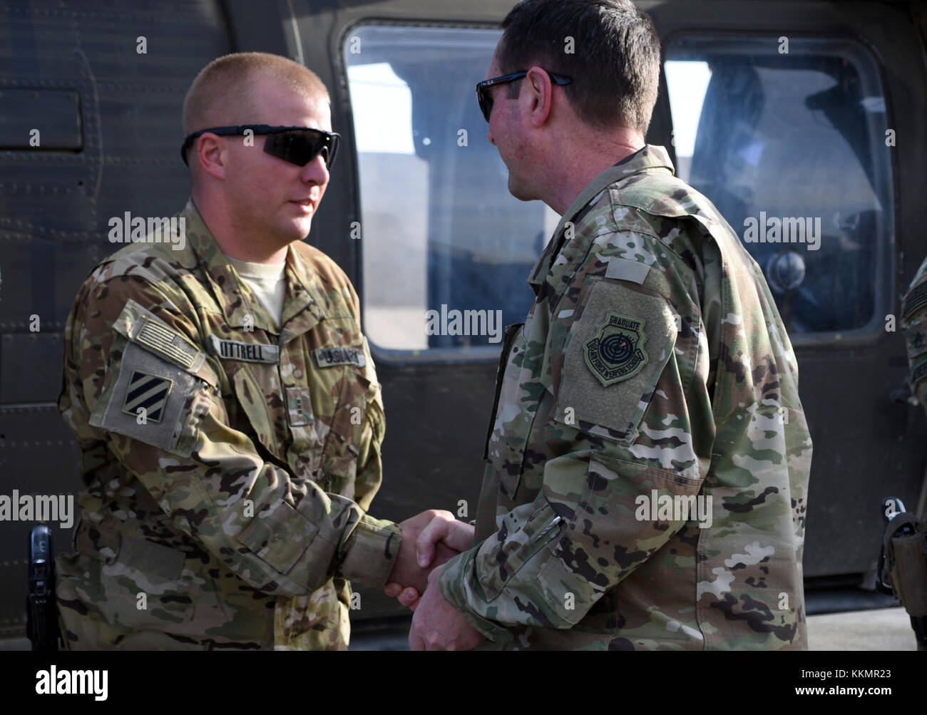 U.S. Army Soldiers with Task Force Marauder were presented with coins ...