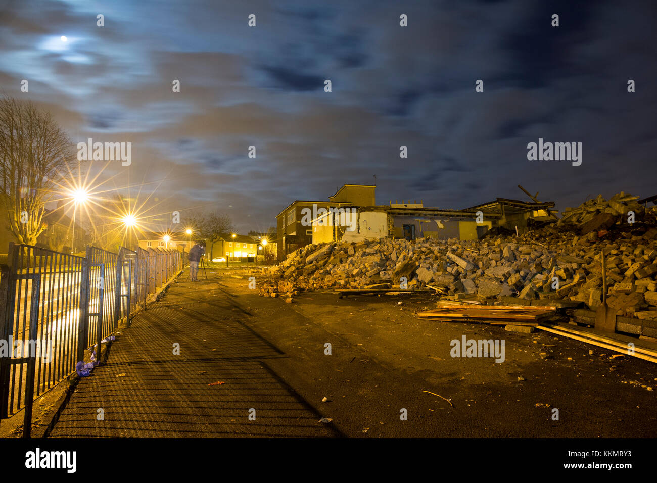 Abandoned building. Glasgow Stock Photo Alamy