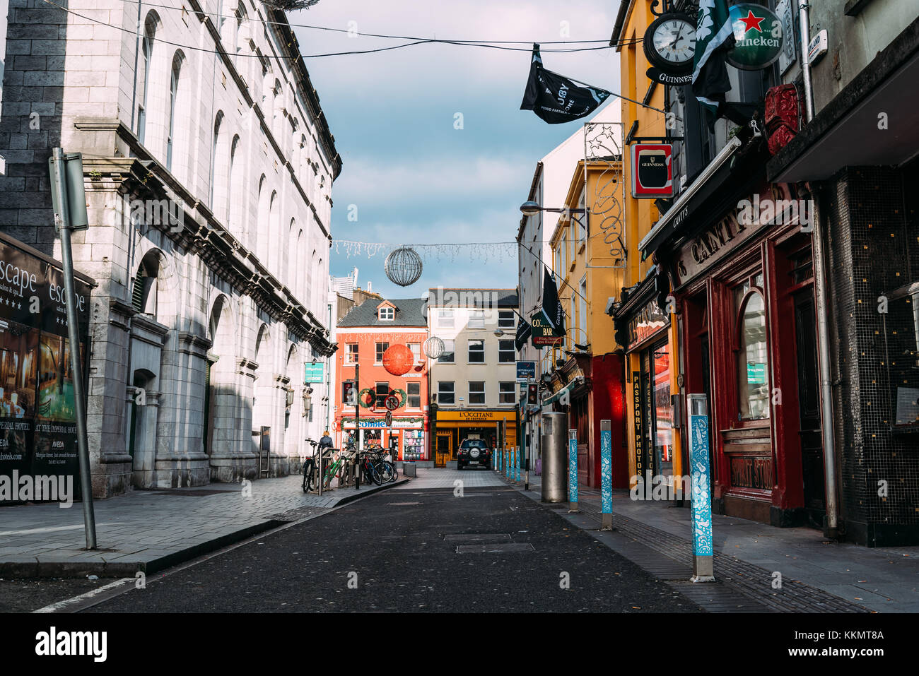 Oliver Plunkett street in Cork Stock Photo Alamy
