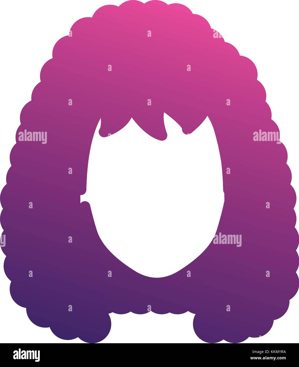 beautiful woman head avatar character vector illustration design Stock ...