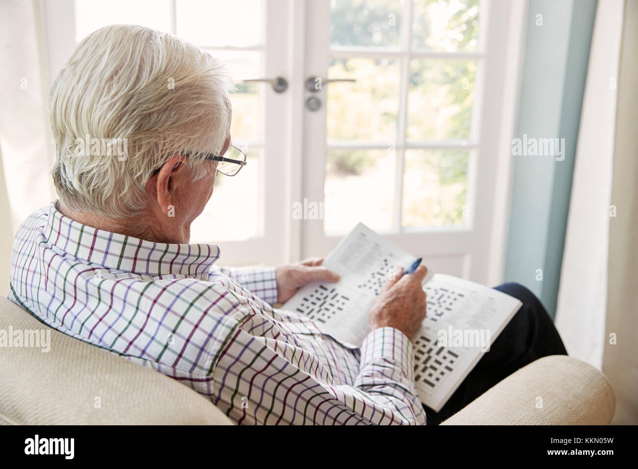 Back view sitting room hi-res stock photography and images - Alamy