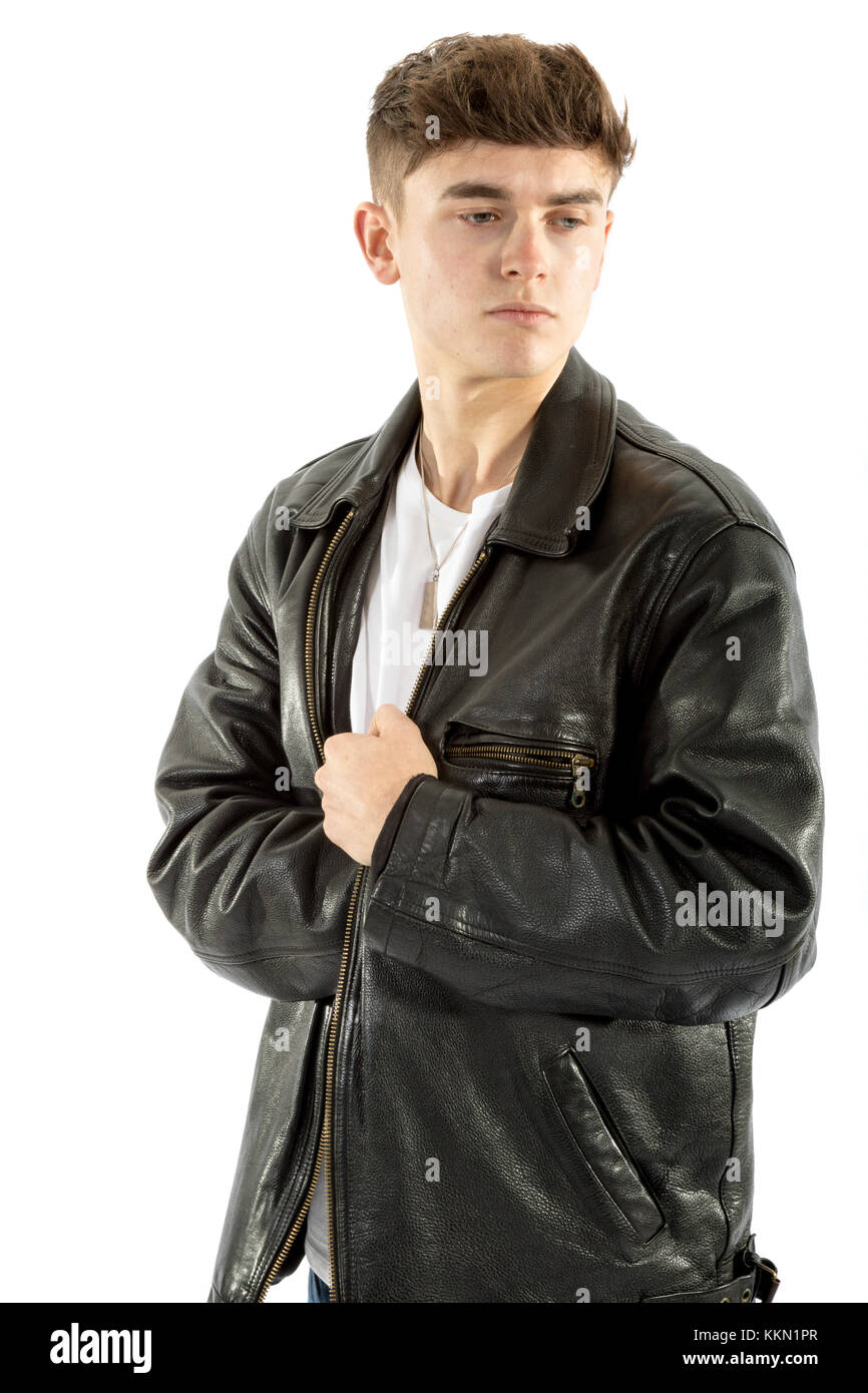 2 year old leather jacket