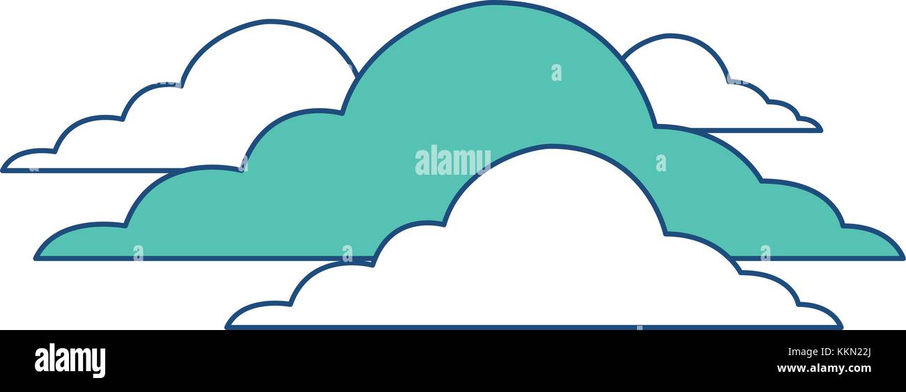 clouds sky climate overcast day scene Stock Vector Image & Art - Alamy