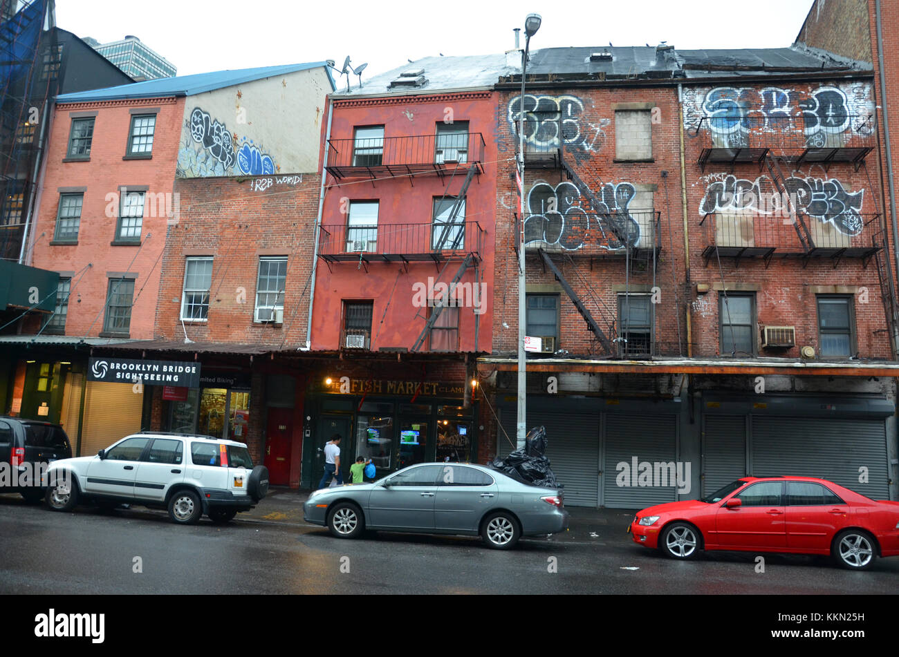 The Fish market on South Street,Lower East Side ,Brooklyn, New York