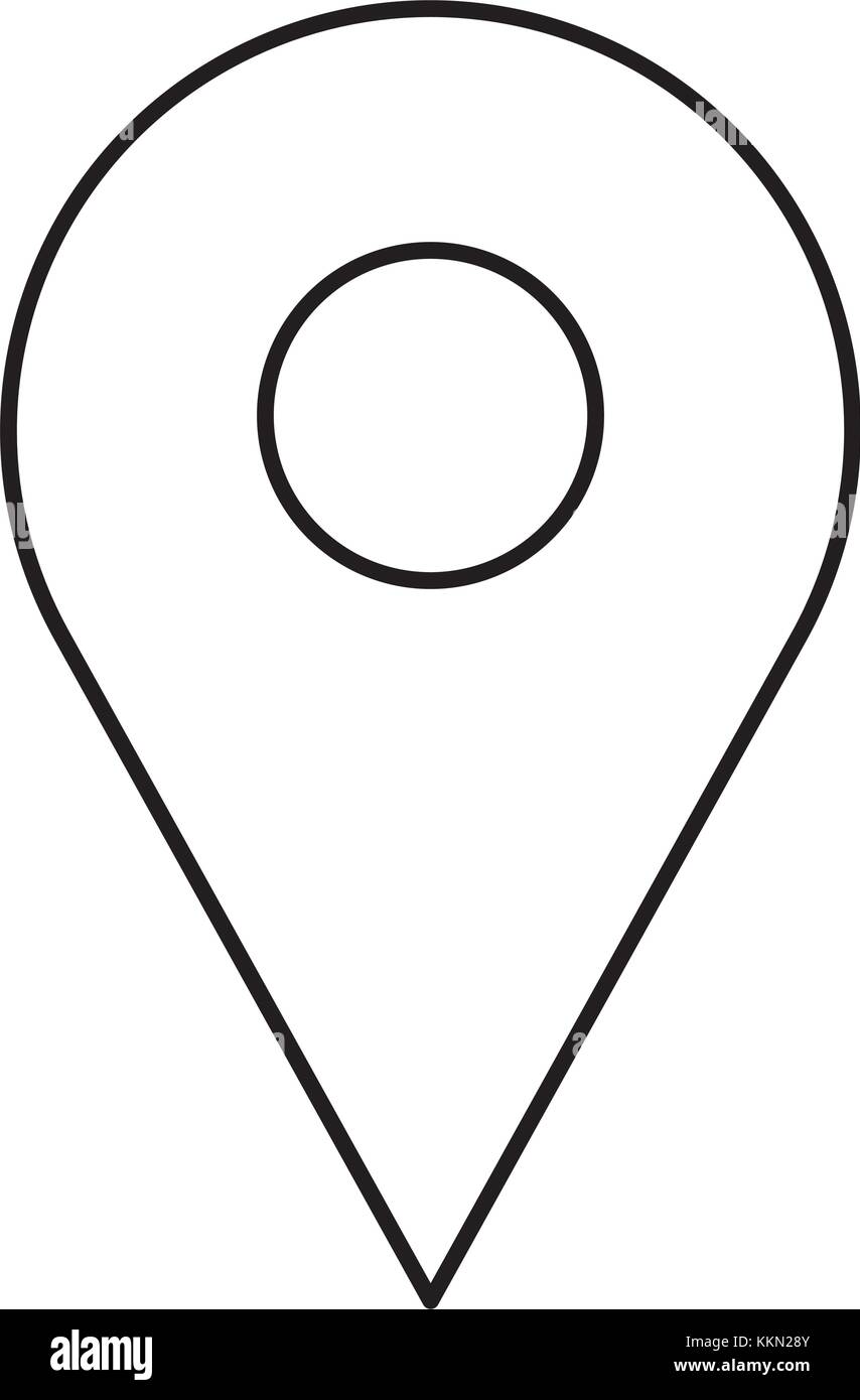 pin pointer location icon vector illustration design Stock Vector Image ...