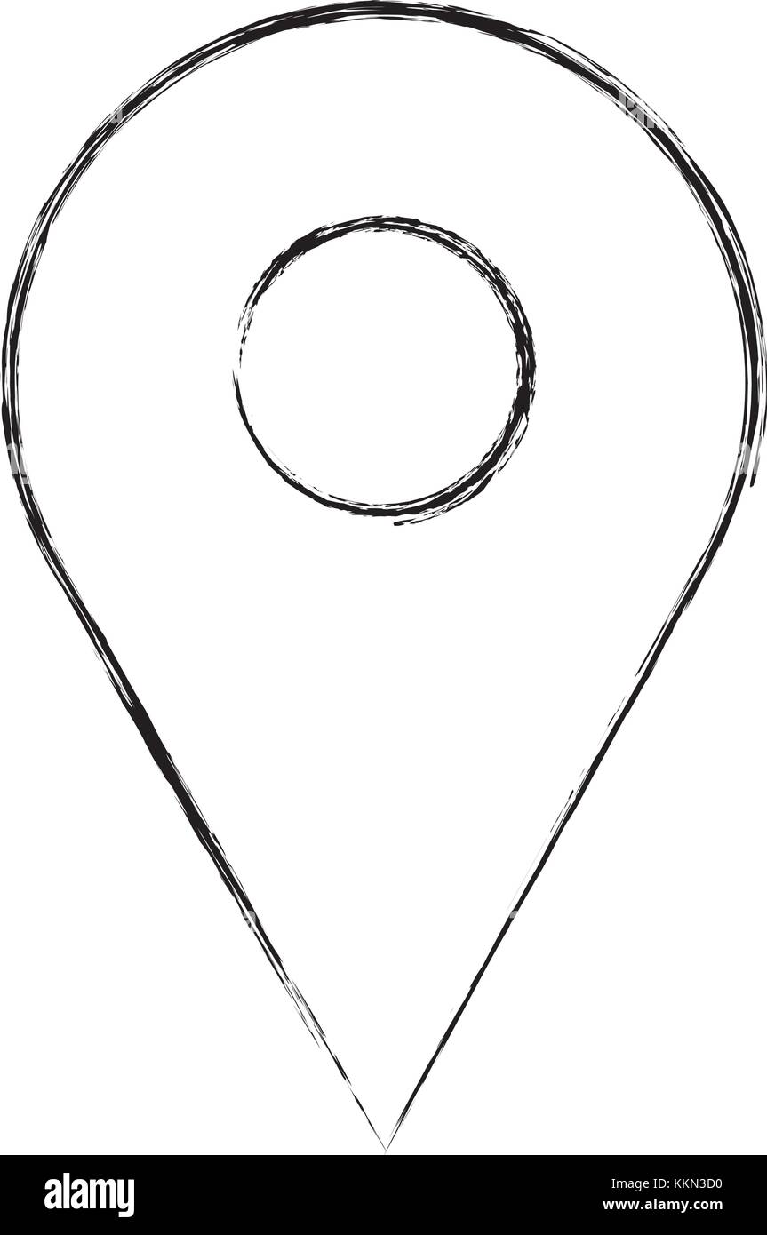 pin pointer location icon vector illustration design Stock Vector Image ...