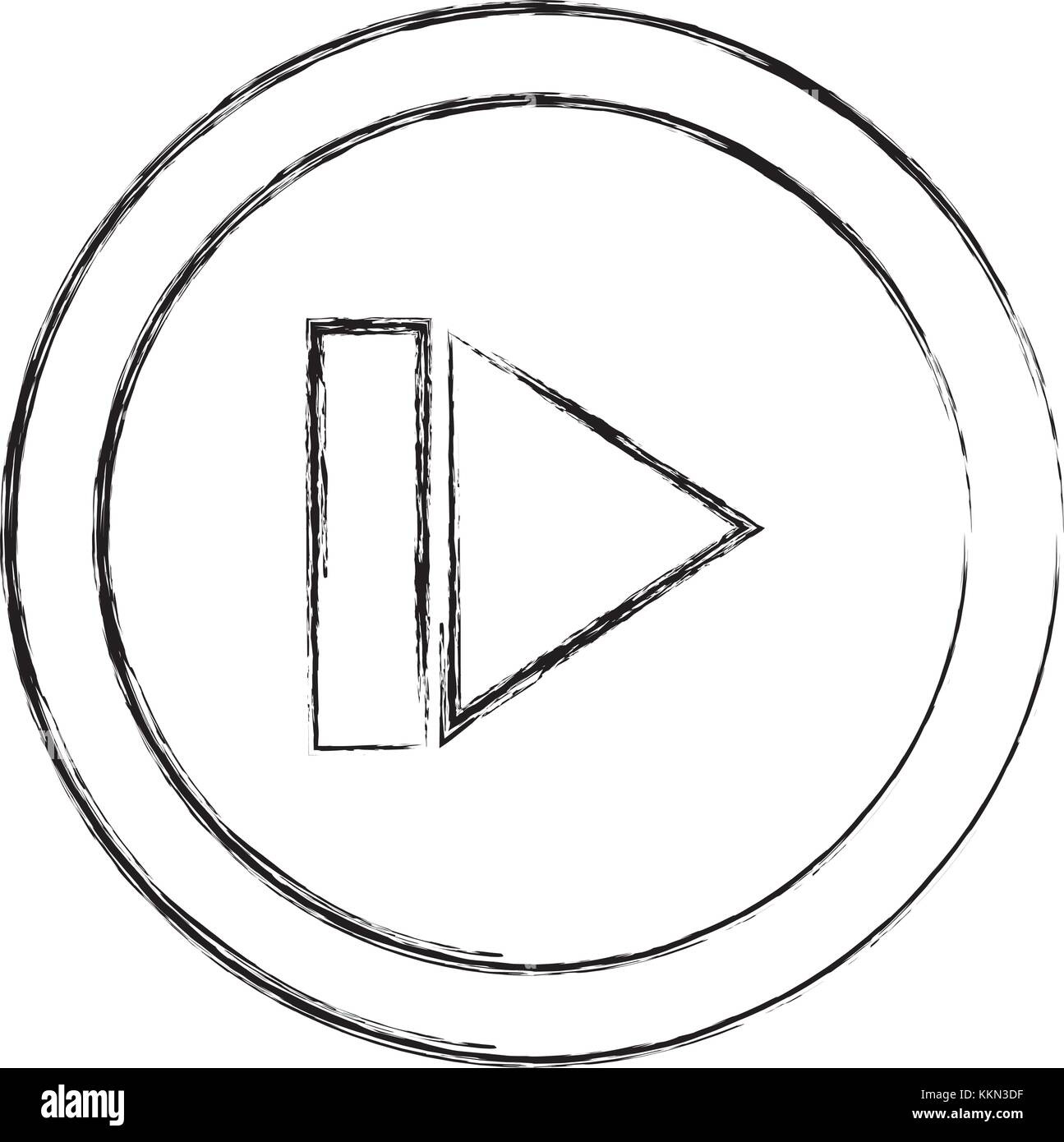 play button isolated icon vector illustration design Stock Vector Image ...